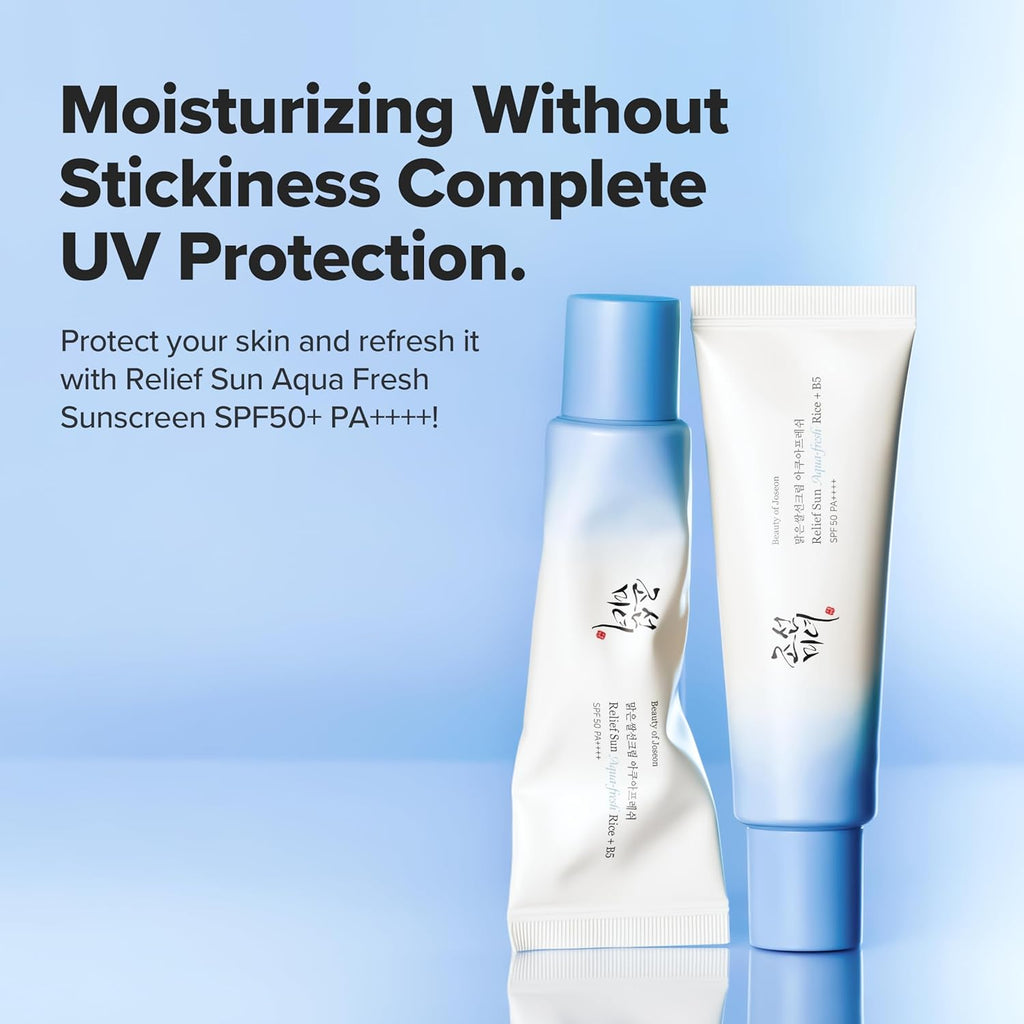 Beauty of Joseon Relief Sun Aqua-Fresh: Rice + B5 SPF50+ PA++++ (50ml x 2)