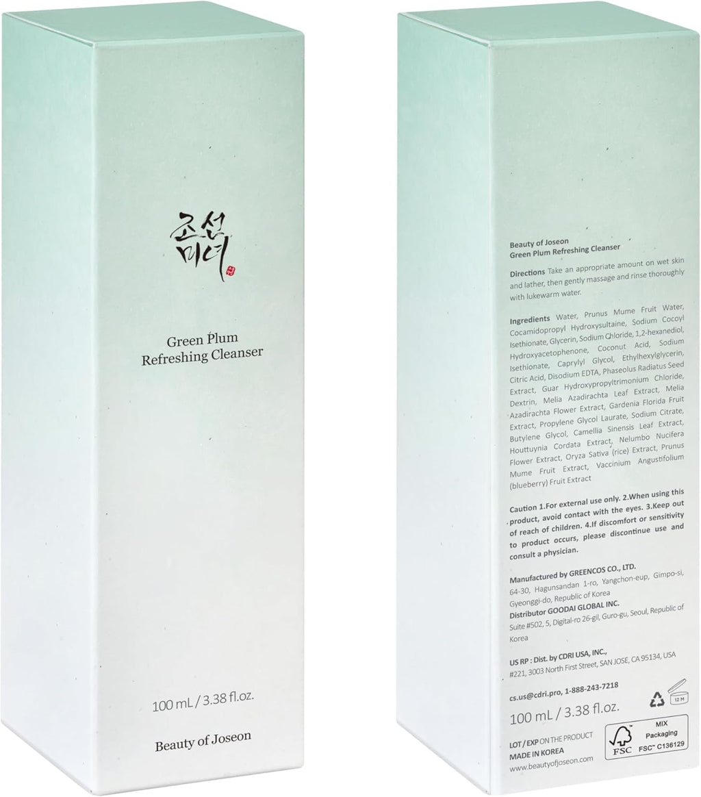 Beauty of Joseon Green Plum Refreshing Cleanser 100ml