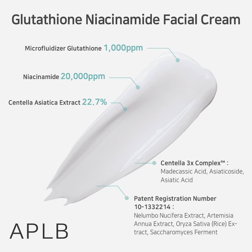 APLB Glutathione & Niacinamide Brightening Facial Cream