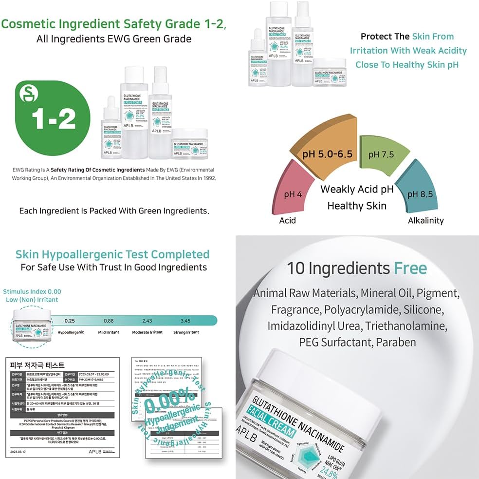 APLB Glutathione & Niacinamide Brightening Facial Cream