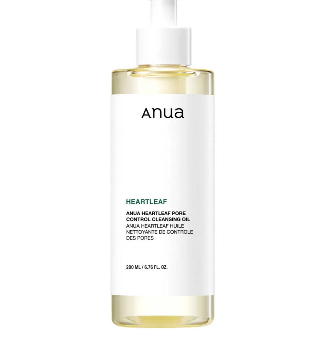 Anua Heartleaf Pore Control Cleansing Oil 200ml – Hydrating Oil for Acne-Prone Skin