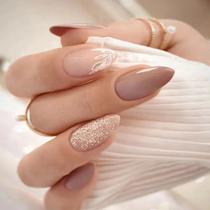 Chic Almond Press-On Nails-3