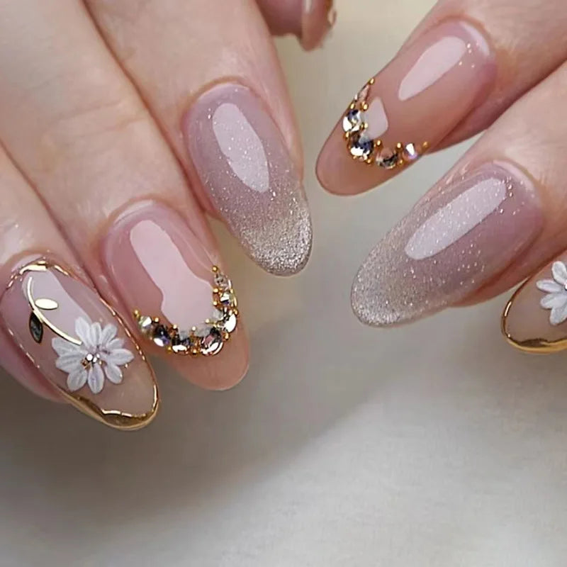 Chic Almond Press-On Nails-18
