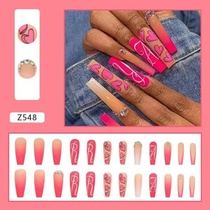 Chic Noir Ballerina Press-On Nails-14