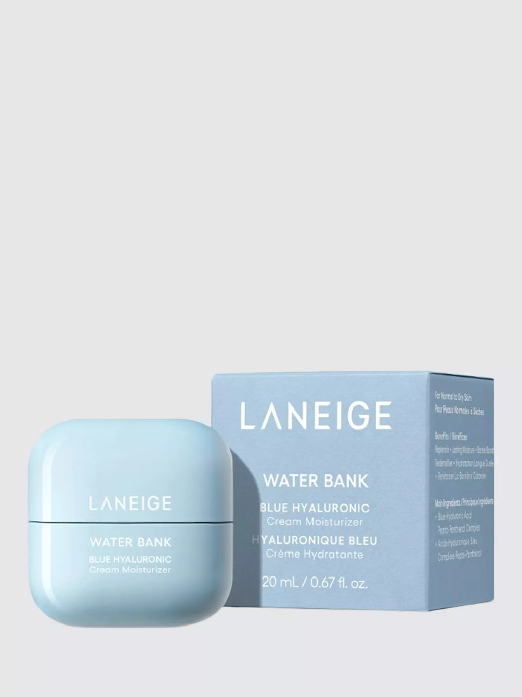 LANEIGE Water Bank Blue Hyaluronic Cream Moisturizer 20ml