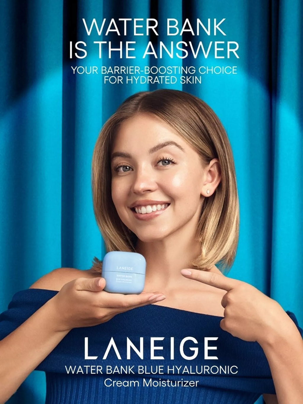 LANEIGE Water Bank Blue Hyaluronic Cream Moisturizer 20ml