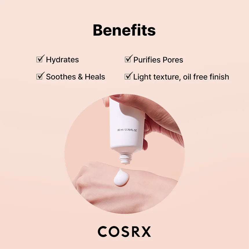 COSRX AC Collection Lightweight Soothing Moisturizer 80ml – Oil-Free Hydration for Acne-Prone Skin