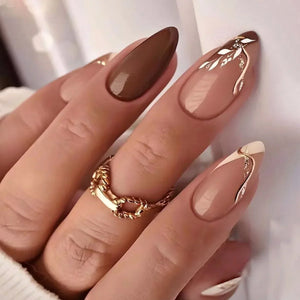 Chic Almond Press-On Nails-50