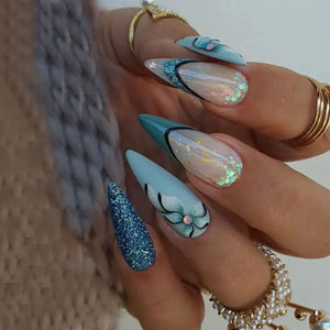 Chic Almond Press-On Nails-32