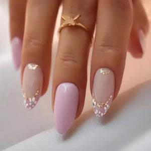 Chic Almond Press-On Nails-33