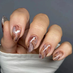 Chic Almond Press-On Nails-46