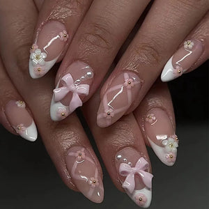 Chic Almond Press-On Nails-54