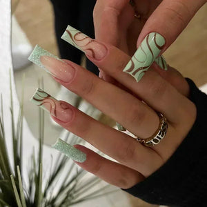 Chic Noir Ballerina Press-On Nails-34