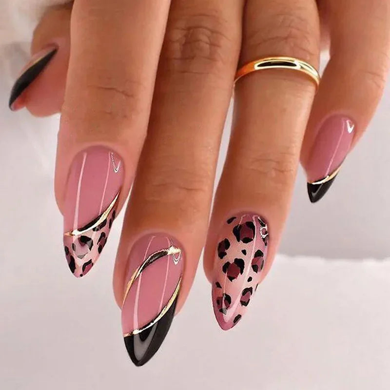 Chic Almond Press-On Nails-35