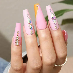 Chic Noir Ballerina Press-On Nails-38