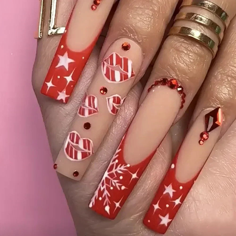 Chic Noir Ballerina Press-On Nails-45