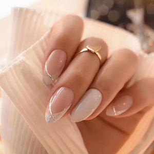 Chic Almond Press-On Nails-48