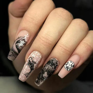 Tomie-Inspired Horror Press-On Nails-9