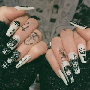 Tomie-Inspired Horror Press-On Nails-10