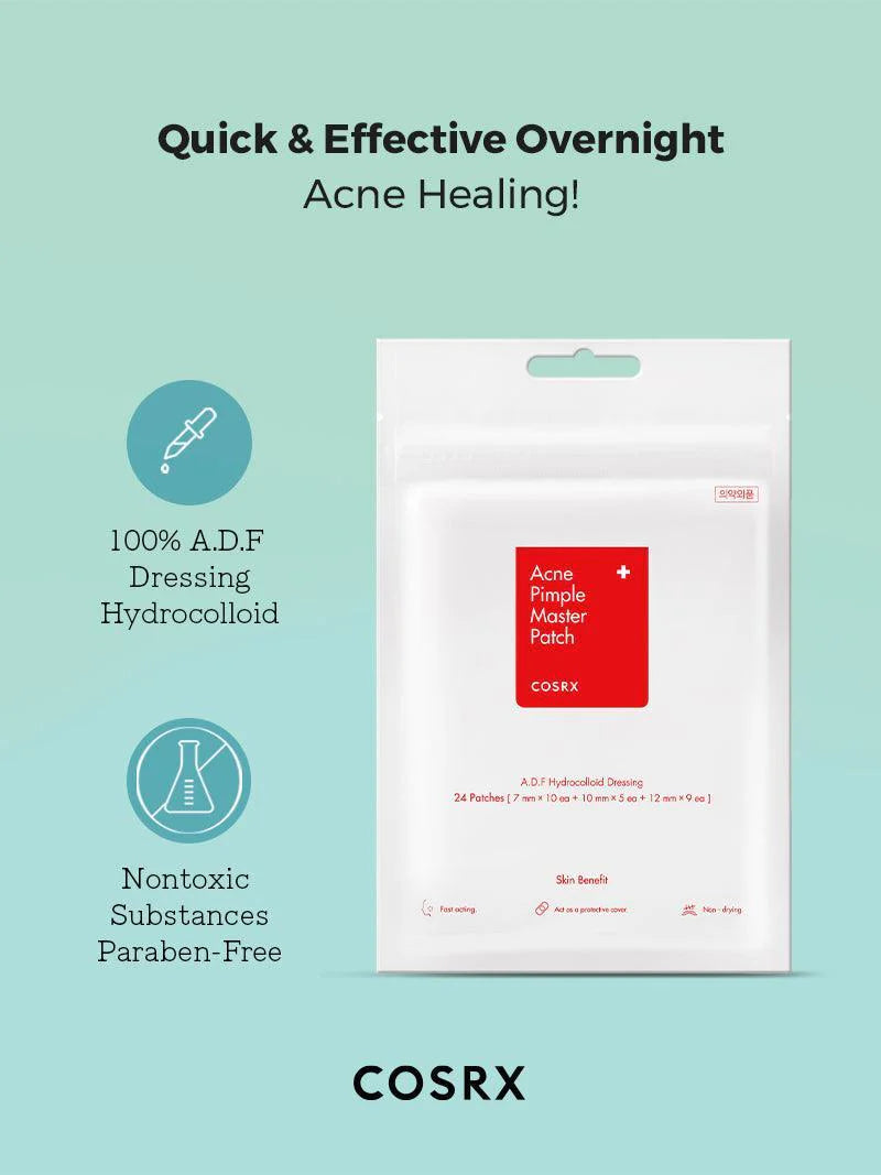 COSRX Acne Pimple Master Patch 24 Patches (3 Sizes)