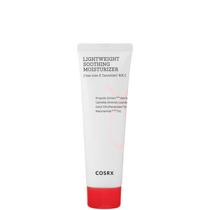 Cosrx Lightweight Soothing Moisturizer tube on a white background