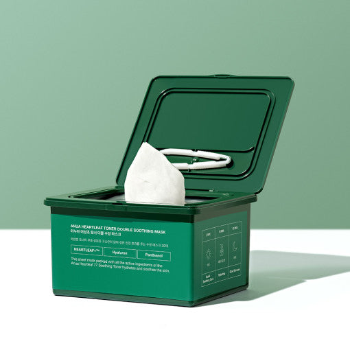 Anua Heartleaf Toner Double Soothing Mask 30 Pack (330ml)