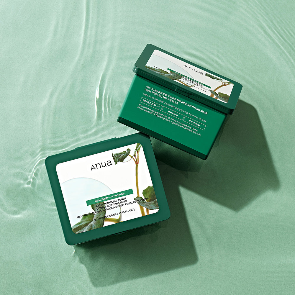 Anua Heartleaf Toner Double Soothing Mask 30 Pack (330ml)