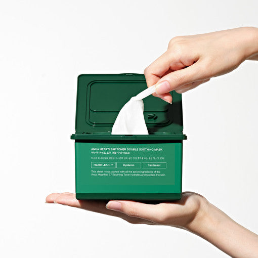 Anua Heartleaf Toner Double Soothing Mask 30 Pack (330ml)